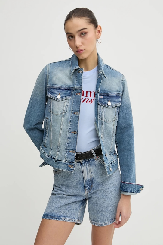Джинсовая куртка Tommy Jeans, синий
Джинсовая куртка Tommy Jeans, синий