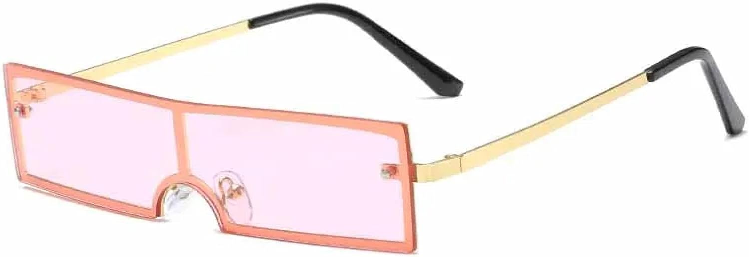 Модные солнцезащитные очки в прямоугольной металлической оправе для женщин, роскошные, в стиле стимпанк, трендовые, хип-хоп, унисекс, защита от УФ-излучения UV400 TKKTLLT, Gold Pink
Модные солнцезащитные очки в прямоугольной металлической оправе для женщин, роскошные, в стиле стимпанк, трендовые, хип-хоп, унисекс, защита от УФ-излучения UV400 TKKTLLT, Gold Pink