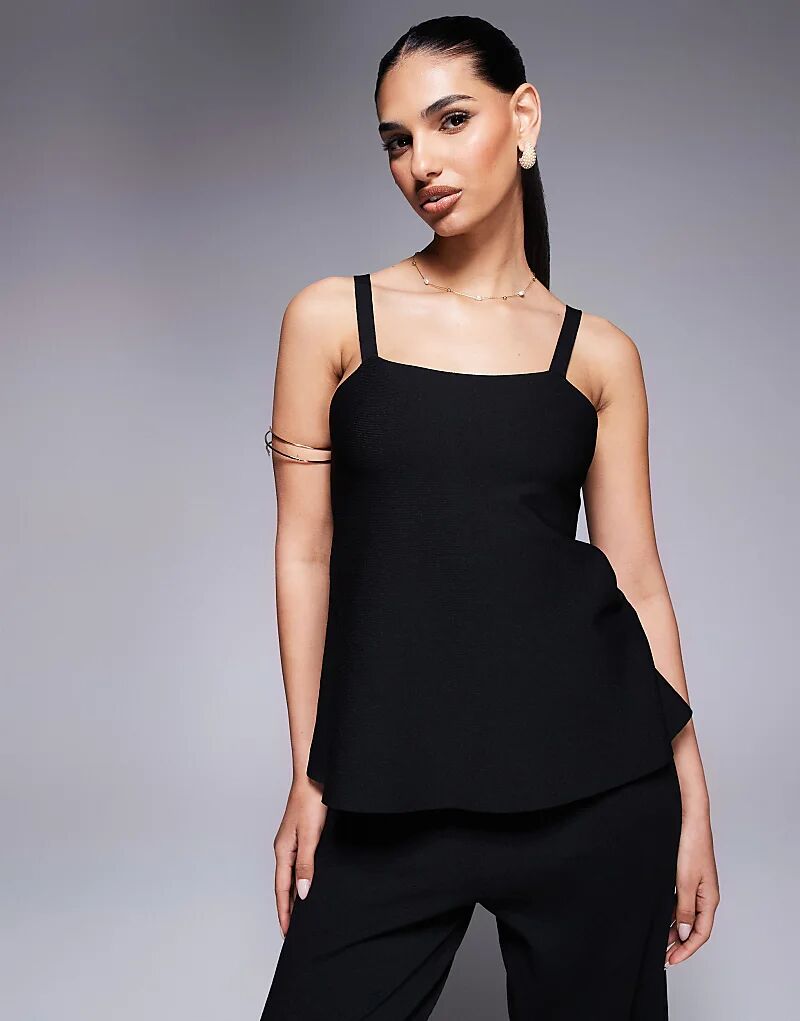 Компактный трикотажный топ-карандаш ASOS DESIGN черного цвета
Компактный трикотажный топ-карандаш ASOS DESIGN черного цвета
