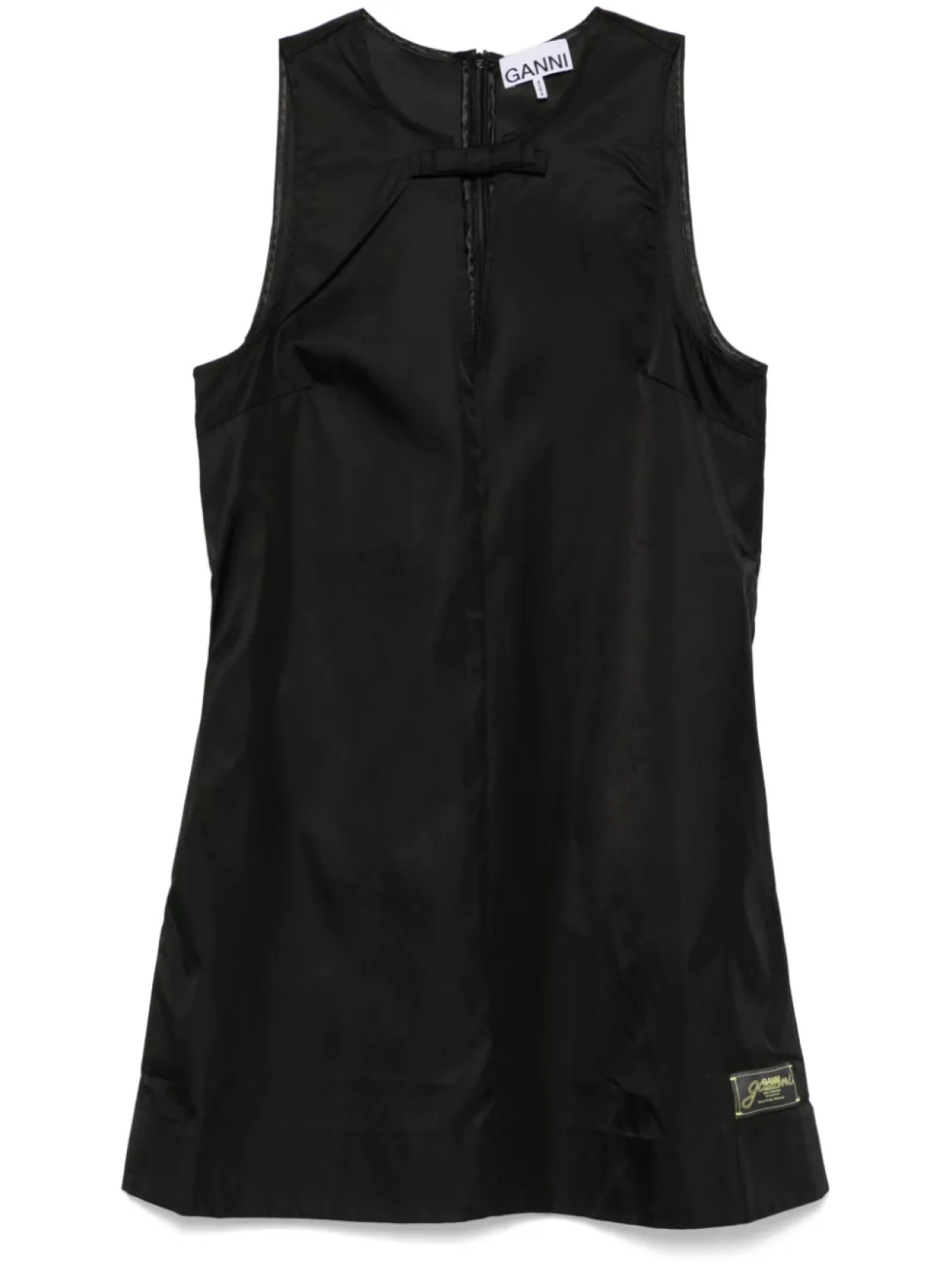 Мини-платье GANNI с бантом, черный
Мини-платье GANNI с бантом, черный