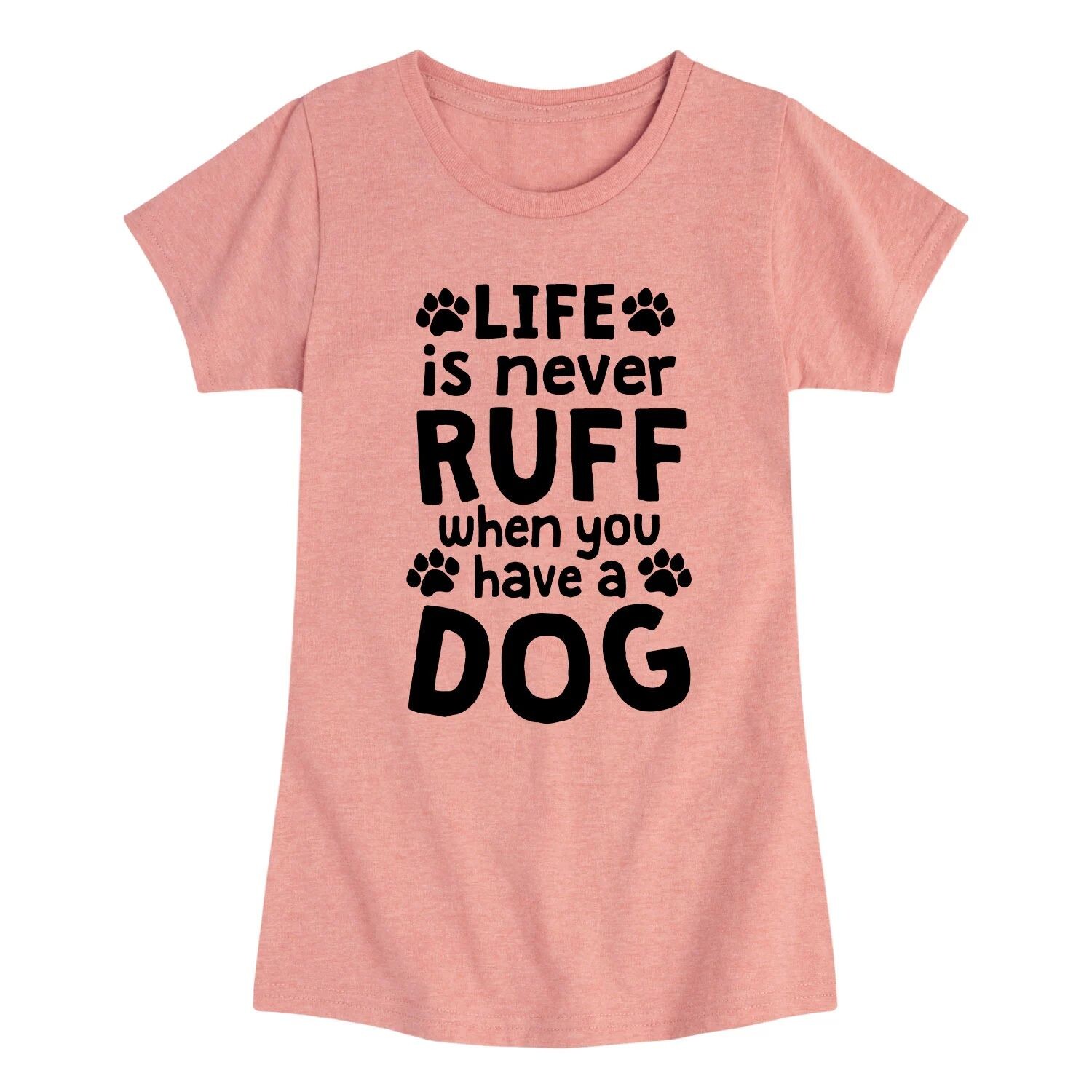 Футболка с рисунком Life Is Never Ruff для девочек 7–16 лет Licensed Character, розовый
Футболка с рисунком Life Is Never Ruff для девочек 7–16 лет Licensed Character, розовый