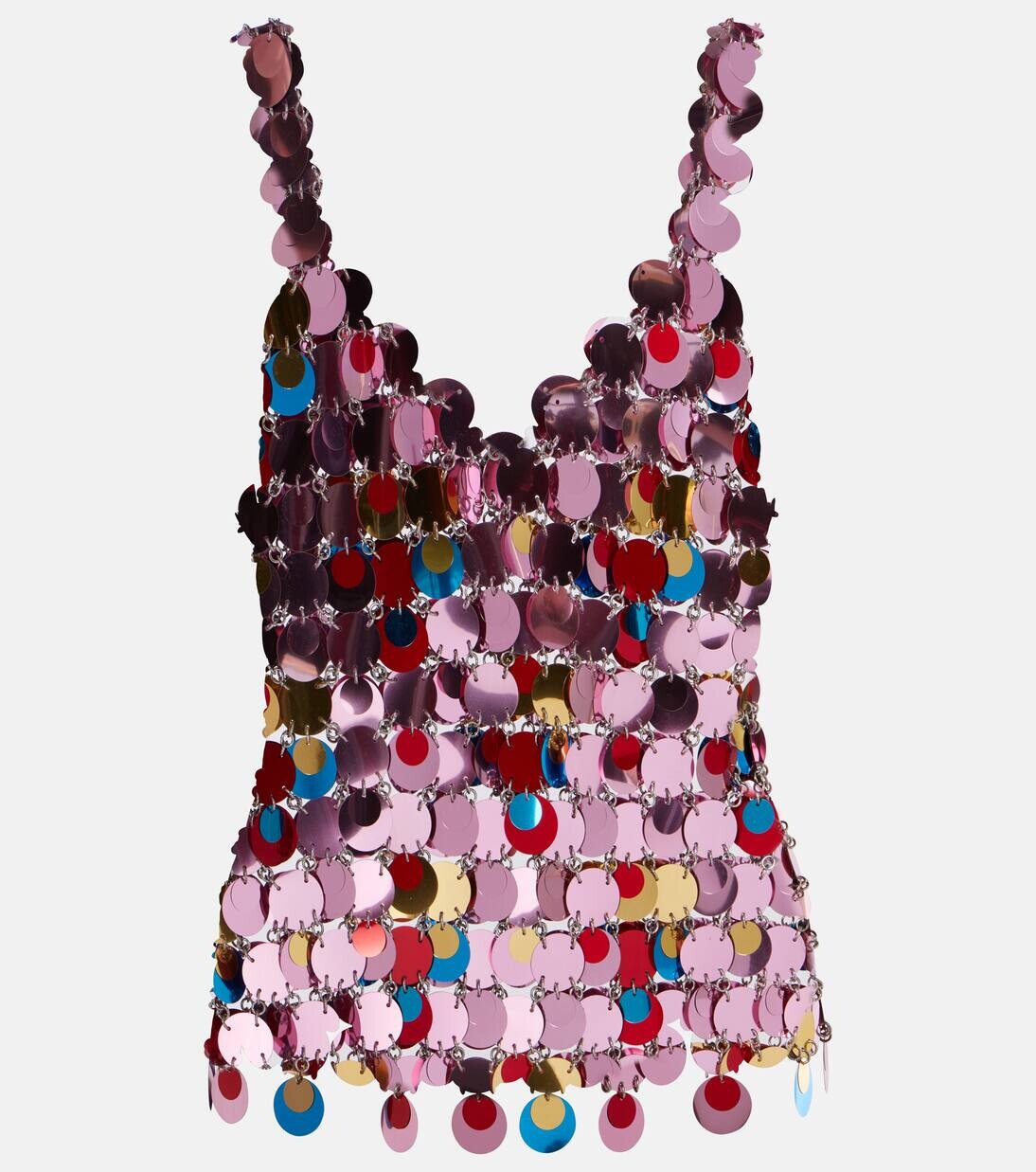 Топ с пайетками Rabanne, цвет pink/multico
Топ с пайетками Rabanne, цвет pink/multico