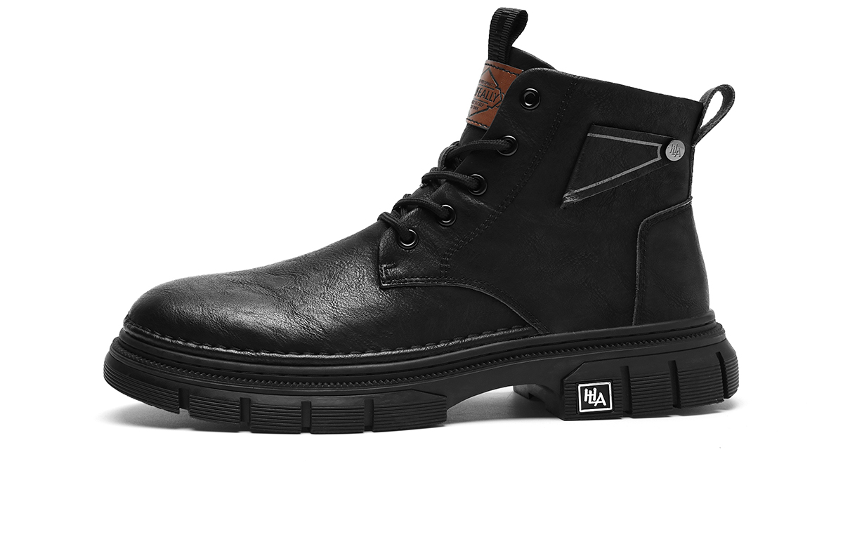 HLA Ботинки Martin мужские, черно-коричневые
HLA Ботинки Martin мужские, черно-коричневые