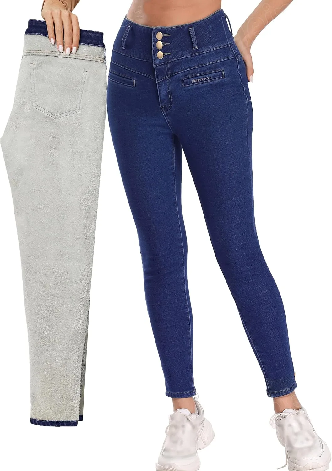 Heipeiwa женские утепленные джинсы с флисовой подкладкой
Heipeiwa женские утепленные джинсы с флисовой подкладкой