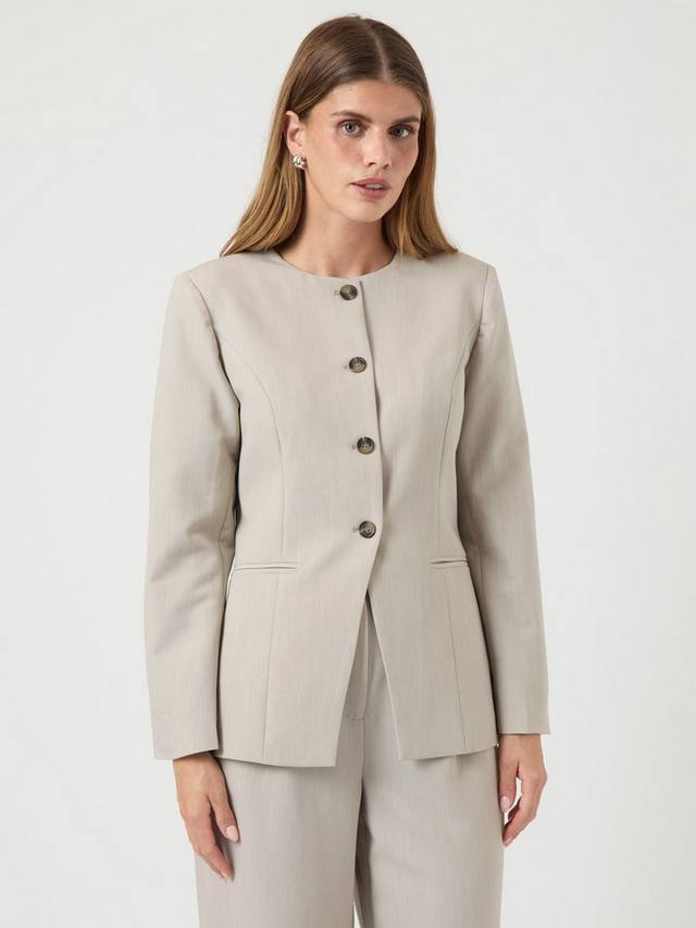 Безворотниковый блейзер Vesti YAS, Grey
Безворотниковый блейзер Vesti YAS, Grey