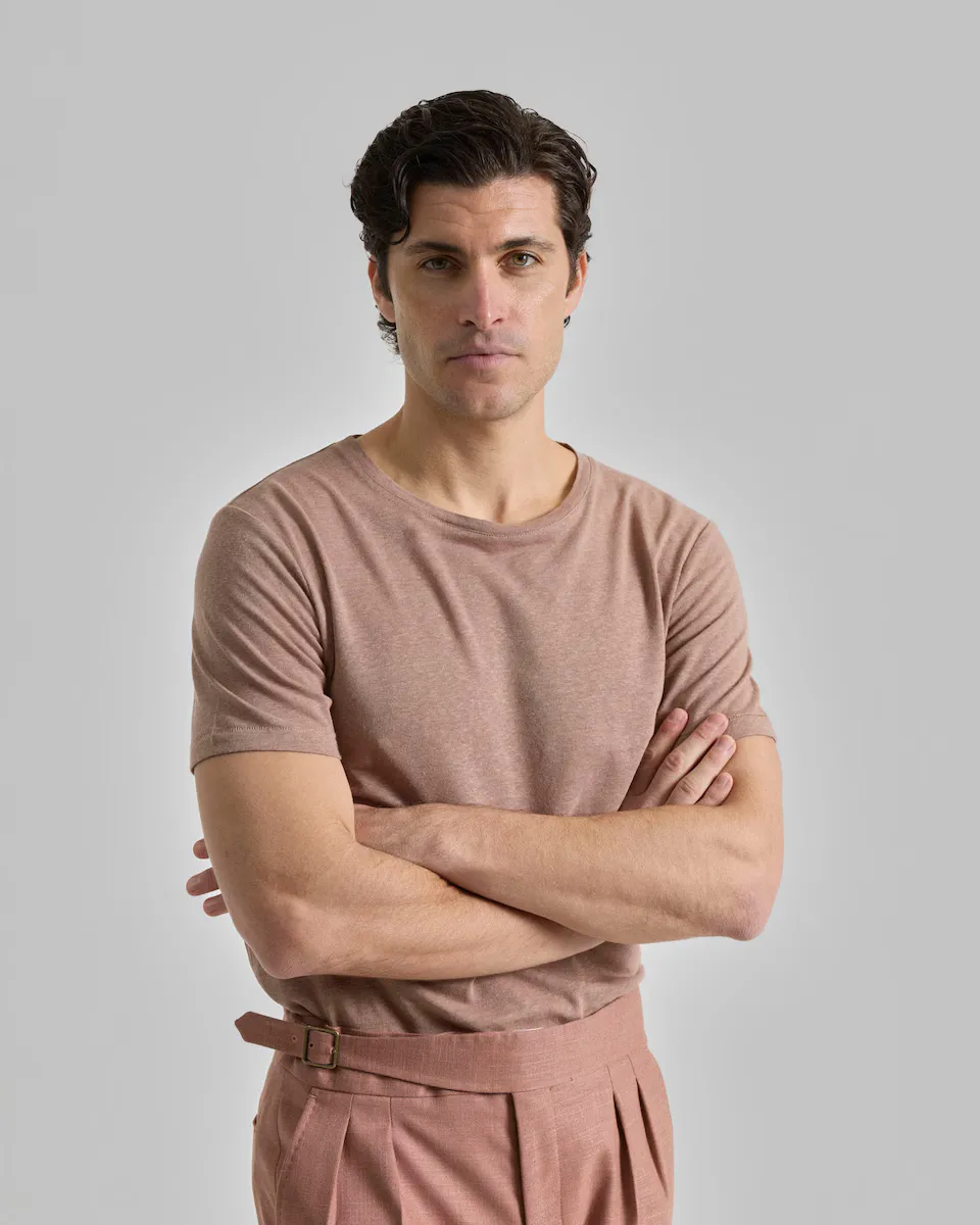 Мужская однотонная коричневая футболка PuroEgo, коричневый
Мужская однотонная коричневая футболка PuroEgo, коричневый