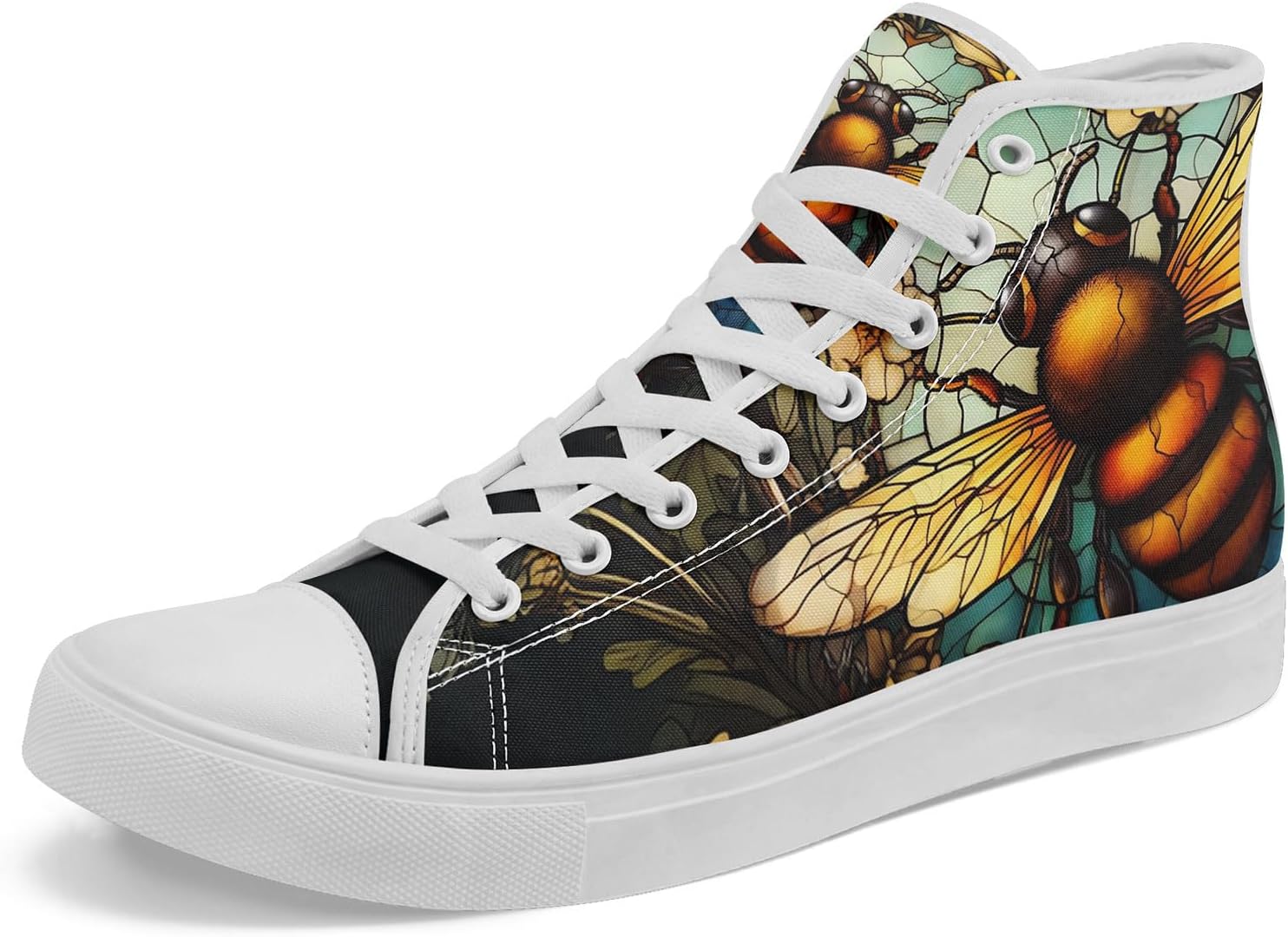 Кроссовки на высокой подошве AWSOLE Fashion из канвы для мужчин и женщин, унисекс, с принтом пчелы, бабочки, луны и цветов, легкие повседневные обувь на плоской подошве, белый/черный/синий/коричневый/золотой/бежевый
Кроссовки на высокой подошве AWSOLE Fashion из канвы для мужчин и женщин, унисекс, с принтом пчелы, бабочки, луны и цветов, легкие повседневные обувь на плоской подошве, белый/черный/синий/коричневый/золотой/бежевый