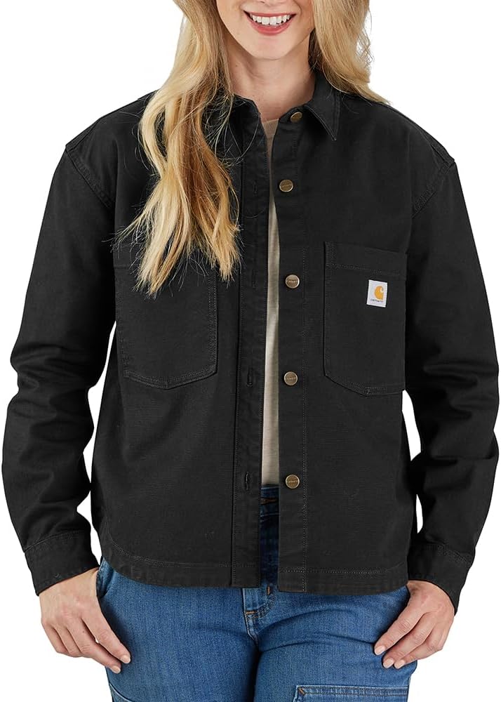 Женская свободная рубашка Carhartt Rugged Flex Heavyweight Duck, Black
Женская свободная рубашка Carhartt Rugged Flex Heavyweight Duck, Black