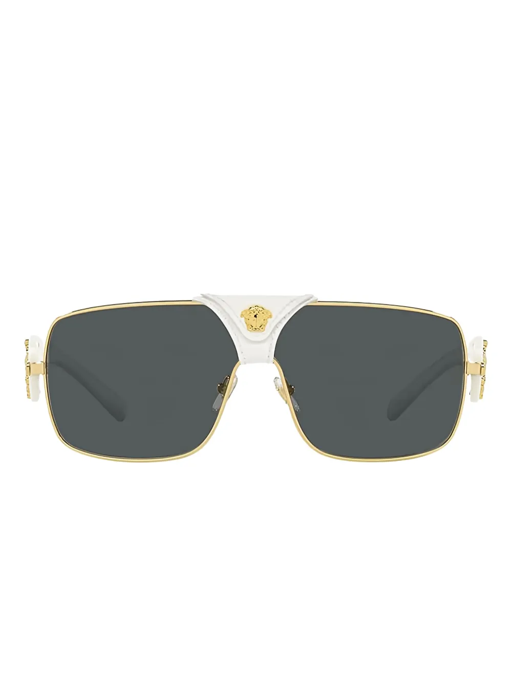 Солнцезащитные очки в прямоугольной оправе Versace Eyewear, золотой
Солнцезащитные очки в прямоугольной оправе Versace Eyewear, золотой