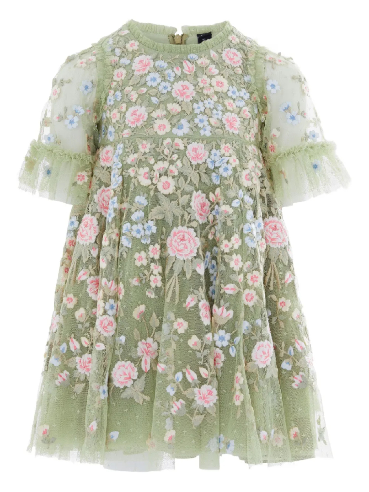 Платье из тюля с цветочной вышивкой NEEDLE & THREAD KIDS, зеленый
Платье из тюля с цветочной вышивкой NEEDLE & THREAD KIDS, зеленый