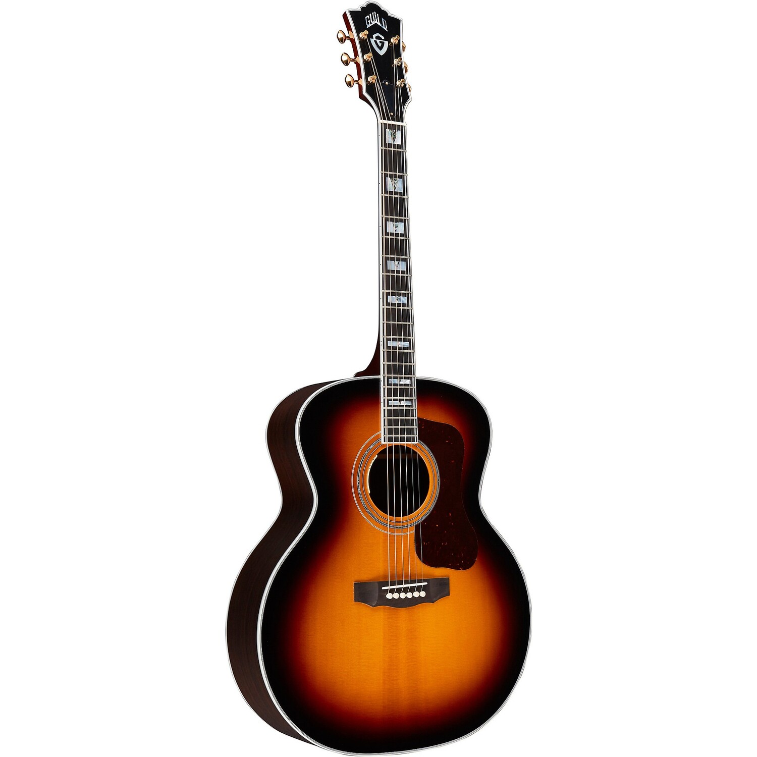 Акустически-электрическая гитара Guild F-55E Jumbo Antique Burst