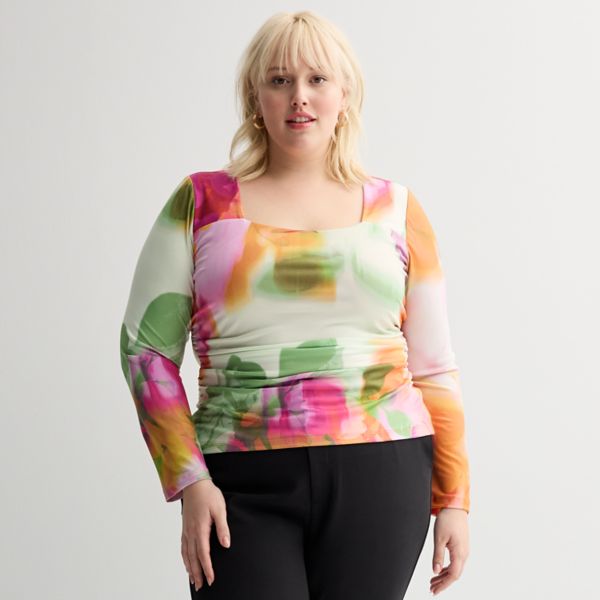 Повседневный топ с квадратным вырезом и длинным рукавом для полных Intempo, цвет rose garden
Повседневный топ с квадратным вырезом и длинным рукавом для полных Intempo, цвет rose garden