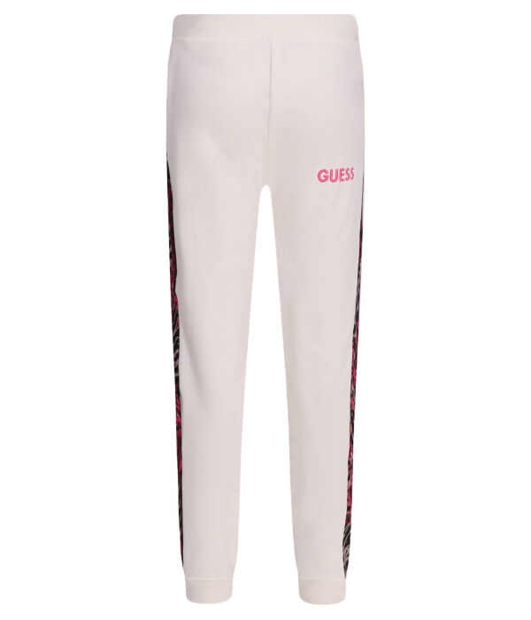 Спортивные штаны детские Guess с леопардовыми лампасами, экрю
Спортивные штаны детские Guess с леопардовыми лампасами, экрю