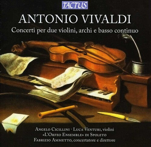 CD диск Vivaldi / Cicillini / Venturi / Ammetto: Concerto for Two Violins Strings & Continuo
CD диск Vivaldi / Cicillini / Venturi / Ammetto: Concerto for Two Violins Strings & Continuo