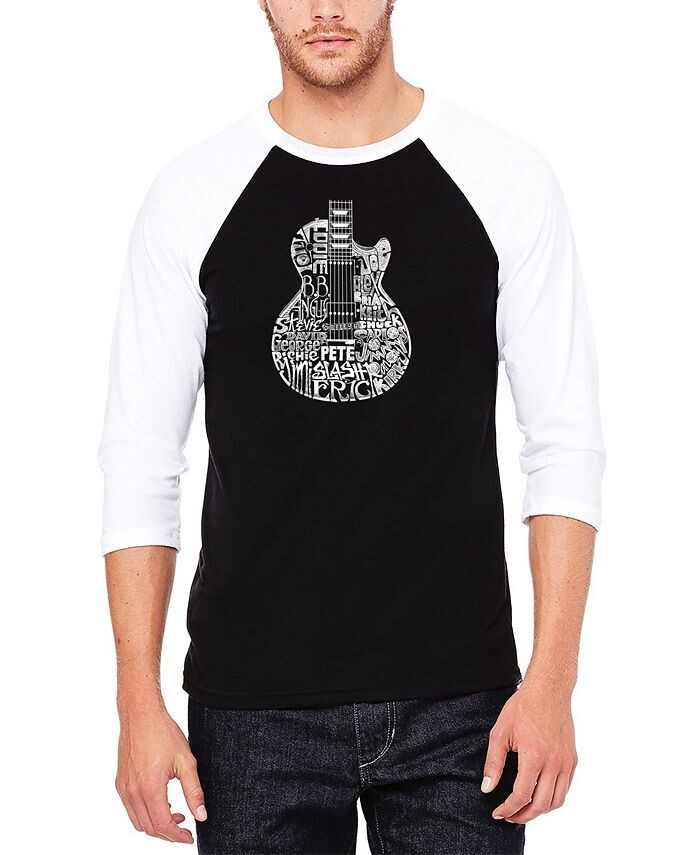 Мужская бейсбольная футболка с надписью Rock Guitar Head реглан LA Pop Art, черный
Мужская бейсбольная футболка с надписью Rock Guitar Head реглан LA Pop Art, черный