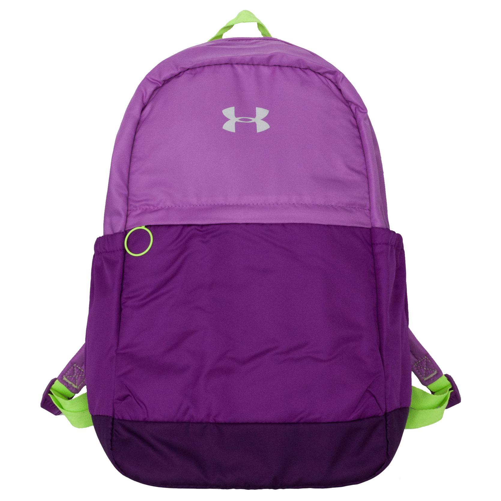 Женский фиолетовый рюкзак из полиэстера с нейлоном Under Armour
Женский фиолетовый рюкзак из полиэстера с нейлоном Under Armour