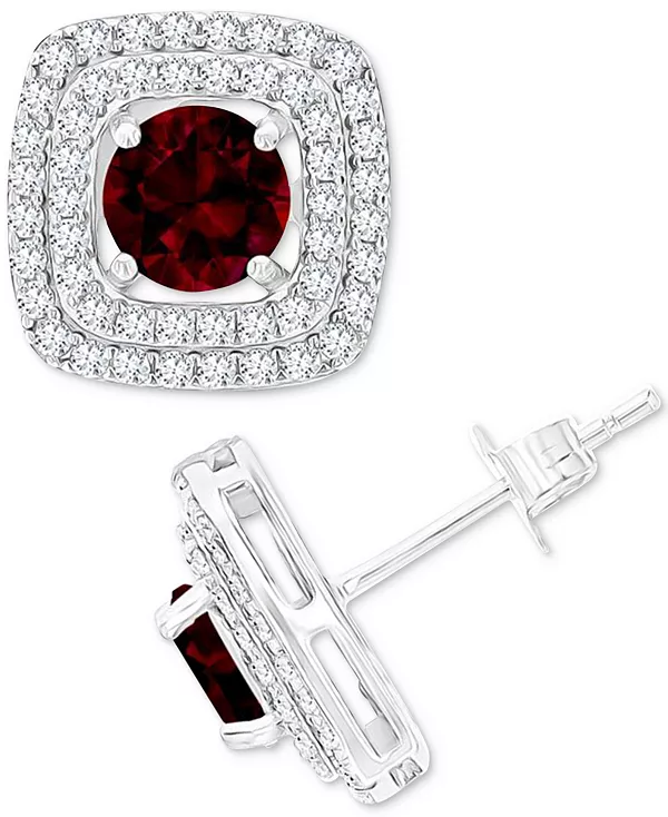 Серьги-Гвоздики с квадратным ореолом из стерлингового серебра с драгоценными камнями и выращенным в лаборатории белым сапфиром (5/8 карата) Macy'S, garnet
Серьги-Гвоздики с квадратным ореолом из стерлингового серебра с драгоценными камнями и выращенным в лаборатории белым сапфиром (5/8 карата) Macy'S, garnet