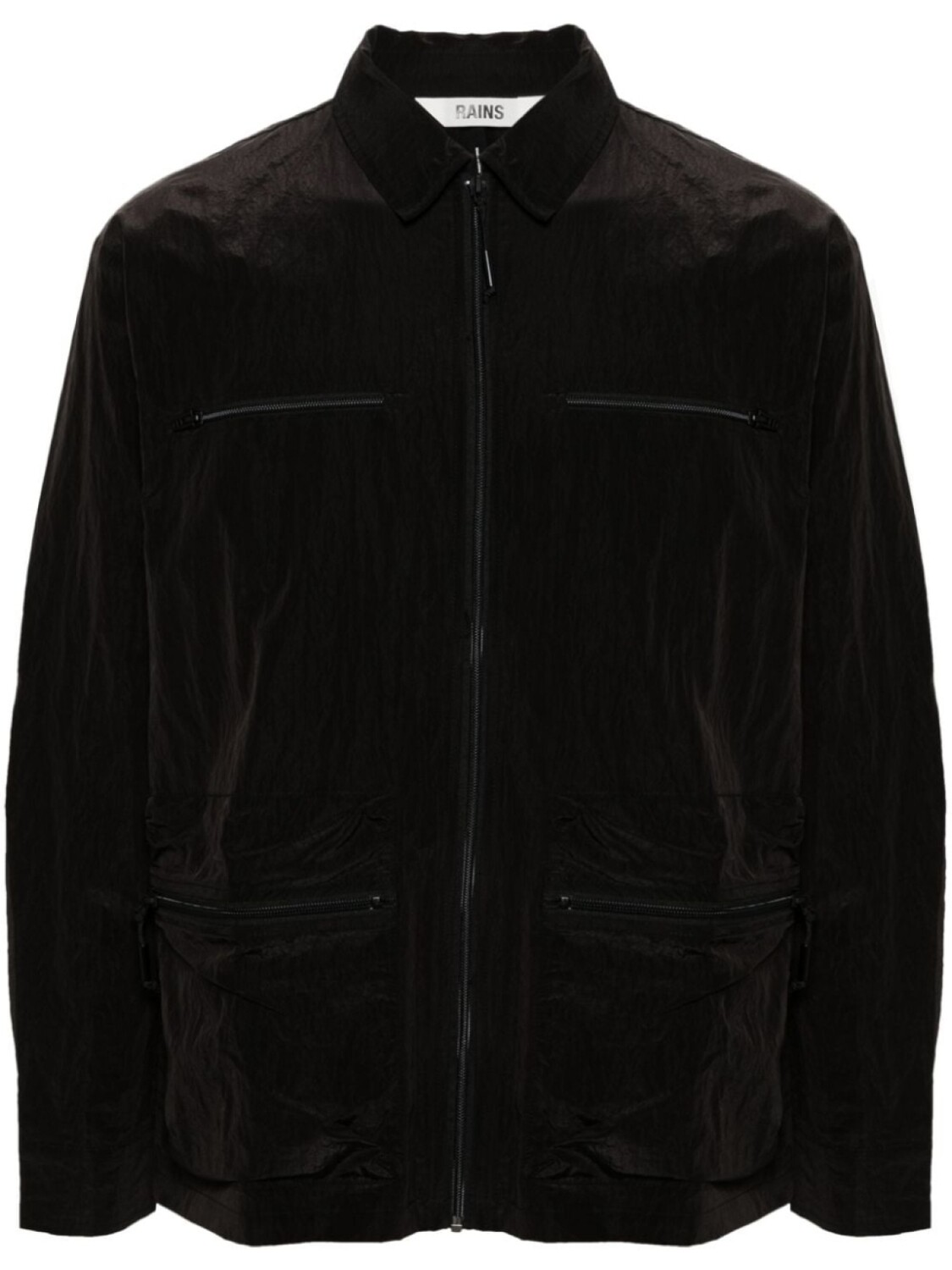 Rains рубашка Kano с жатым эффектом, черный
Rains рубашка Kano с жатым эффектом, черный