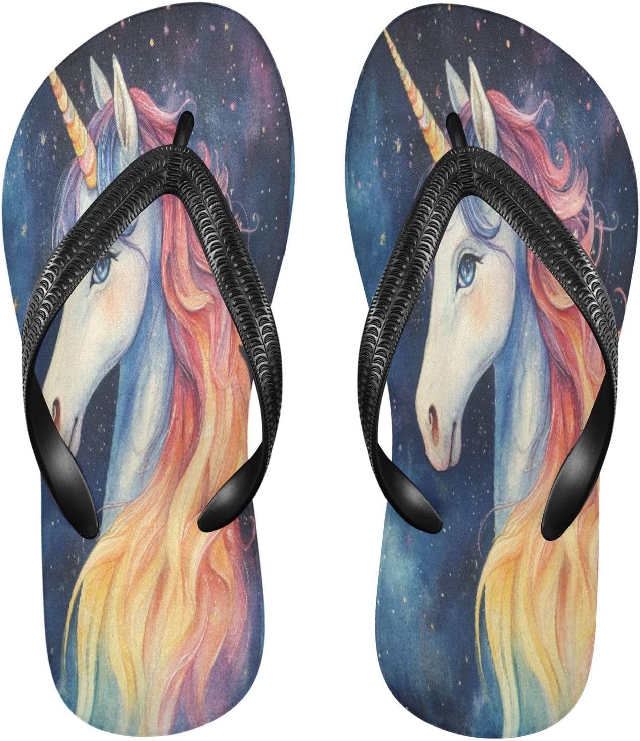 Вьетнамки с единорогом и звездным синим рисунком, пляжные шлепанцы для душа, резиновые нескользящие летние тапочки для женщин и мужчин Sinestour
Вьетнамки с единорогом и звездным синим рисунком, пляжные шлепанцы для душа, резиновые нескользящие летние тапочки для женщин и мужчин Sinestour