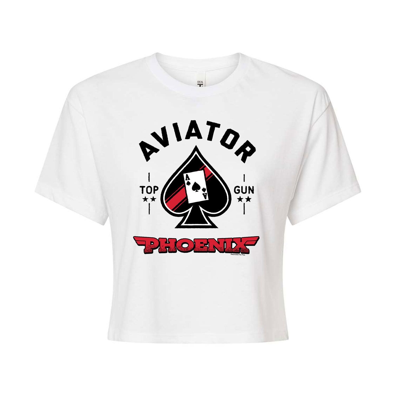 Укороченная футболка с рисунком для юниоров Top Gun "Aviator Phoenix" Licensed Character, белый
Укороченная футболка с рисунком для юниоров Top Gun "Aviator Phoenix" Licensed Character, белый