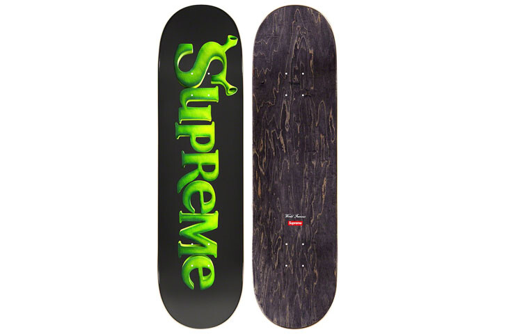 Скейтборд Supreme, черный / зеленый 
Скейтборд Supreme, черный / зеленый