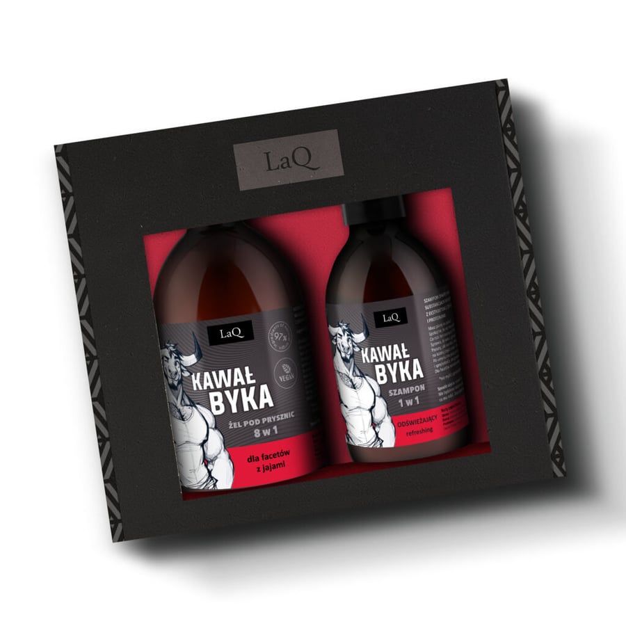 Подарочный набор для мужчин от Mycia Wzięty Kawał Byka LaQ 1 шт.
Подарочный набор для мужчин от Mycia Wzięty Kawał Byka LaQ 1 шт.