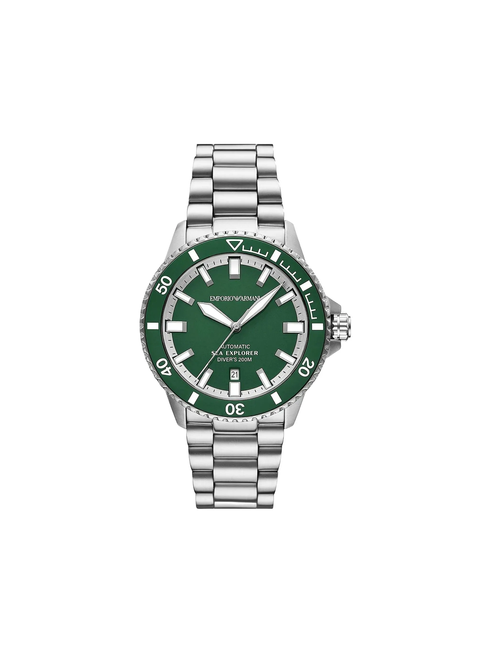 Наручные часы Sea Explorer 43 мм Emporio Armani, зеленый
Наручные часы Sea Explorer 43 мм Emporio Armani, зеленый