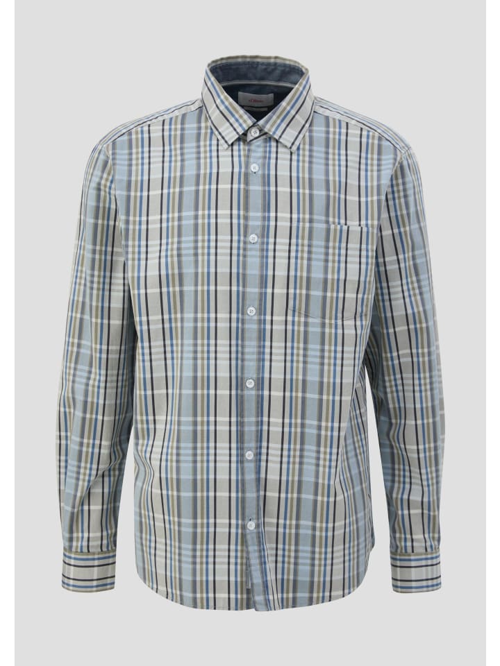 s.Oliver Рубашка цвета 72N4_шалфейно-зеленый
s.Oliver Рубашка цвета 72N4_шалфейно-зеленый