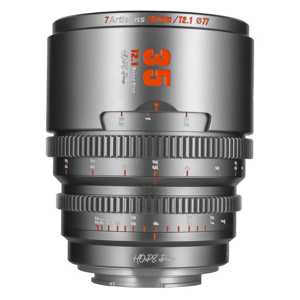 Кинообъектив 7Artisans Hope 35mm T2.1 S35 Cine Lens, Fujifilm X Mount, титановый серый
Кинообъектив 7Artisans Hope 35mm T2.1 S35 Cine Lens, Fujifilm X Mount, титановый серый