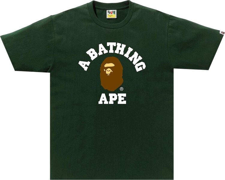 Футболка BAPE College Tee 'Green', зеленый
Футболка BAPE College Tee 'Green', зеленый
