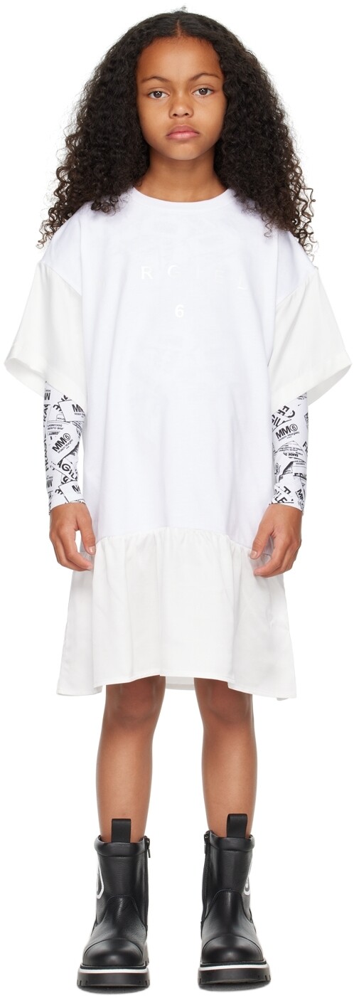 Детское белое платье с логотипом MM6 Maison Margiela, Белый, Детское белое платье с логотипом MM6 Maison Margiela
Детское белое платье с логотипом MM6 Maison Margiela, Белый, Детское белое платье с логотипом MM6 Maison Margiela