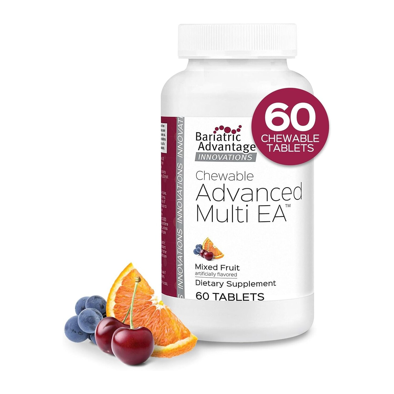Мультивитамины Bariatric Advantage Chewable Advanced Multi EA Mixed Fruit, 60 таблеток
Мультивитамины Bariatric Advantage Chewable Advanced Multi EA Mixed Fruit, 60 таблеток