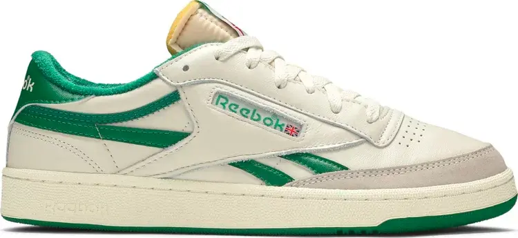 Кроссовки club c revenge vintage 'chalk glen green' Reebok, белый 
Кроссовки club c revenge vintage 'chalk glen green' Reebok, белый