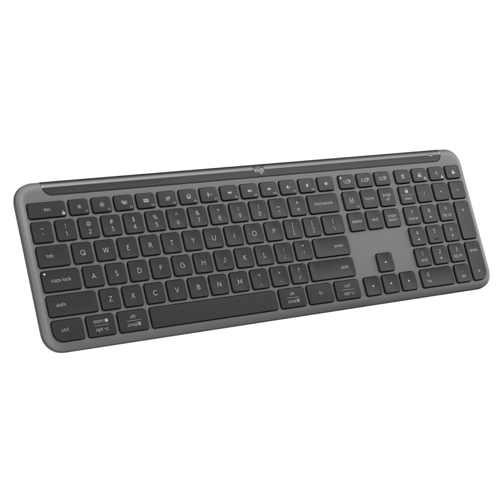 Клавиатура беспроводная Logitech Signature Slim K950, английская раскладка, графитовый
Клавиатура беспроводная Logitech Signature Slim K950, английская раскладка, графитовый