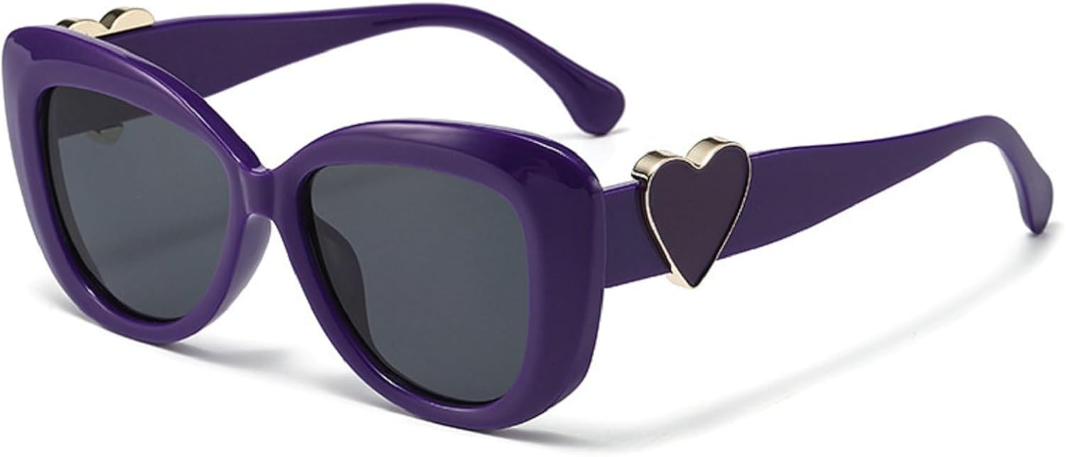 Модные квадратные солнцезащитные очки для женщин и мужчин, в форме сердца, уникальные дизайнерские стильные солнцезащитные очки в панк-стиле с квадратной оправой mincl, Purple
Модные квадратные солнцезащитные очки для женщин и мужчин, в форме сердца, уникальные дизайнерские стильные солнцезащитные очки в панк-стиле с квадратной оправой mincl, Purple
