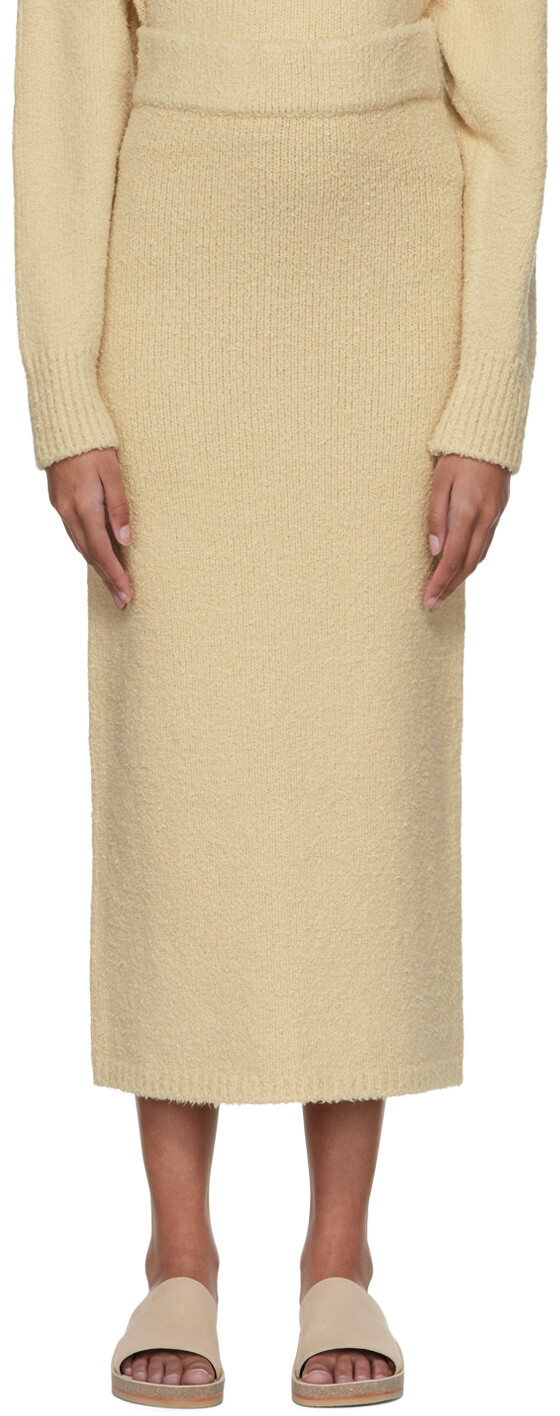 Бежевая хлопковая длинная юбка Missing You Already 
Бежевая хлопковая длинная юбка Missing You Already