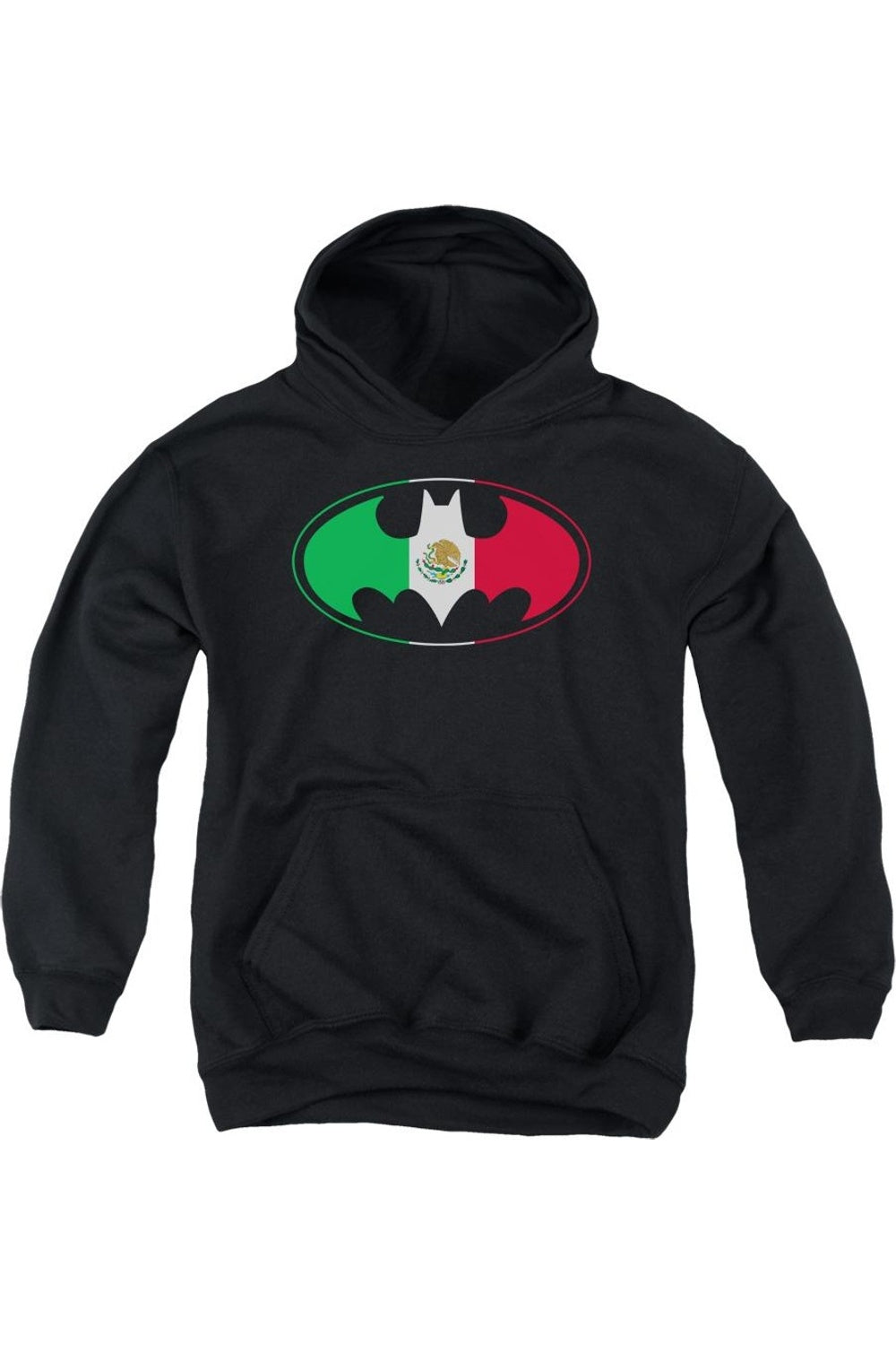 Батмен худи с мексиканским флагом для детей Gildan, черный
Батмен худи с мексиканским флагом для детей Gildan, черный