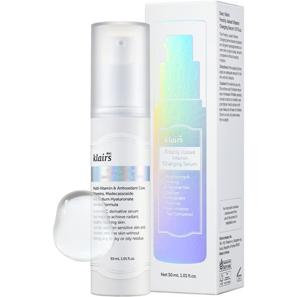 Свежесохнущая витаминная заряжающая сыворотка корейского ухода за кожей 3-O-Ethyl Dearklairs
Свежесохнущая витаминная заряжающая сыворотка корейского ухода за кожей 3-O-Ethyl Dearklairs