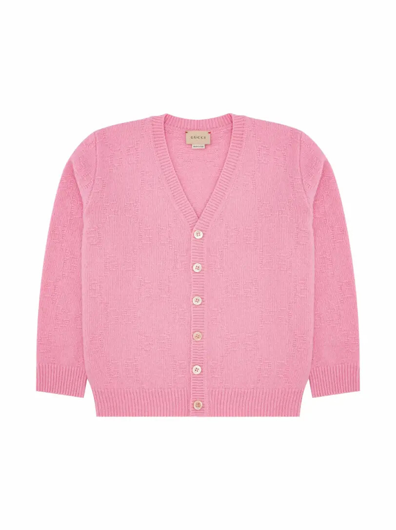Вязаный кардиган с монограммой Gucci
Вязаный кардиган с монограммой Gucci