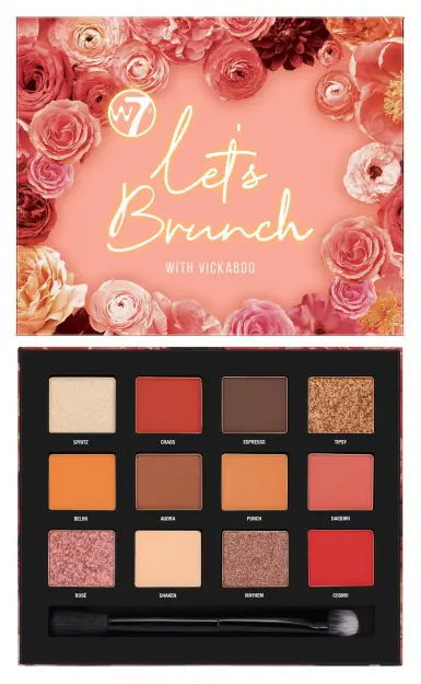 W7 Let’s Brunch палетка прессованных пигментов для век, 9,6 г
W7 Let’s Brunch палетка прессованных пигментов для век, 9,6 г