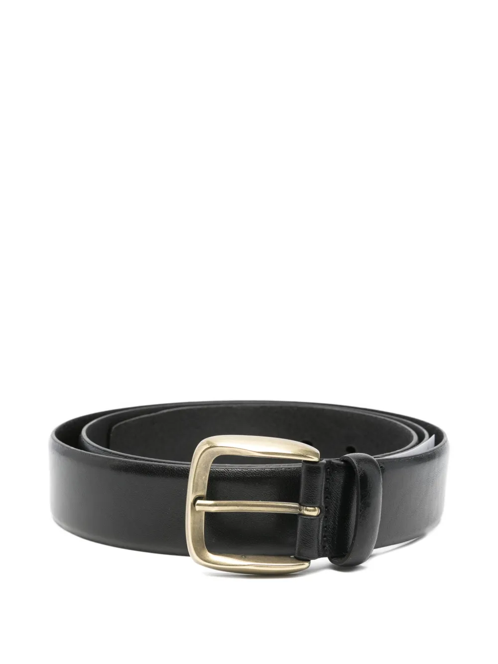 Кожаный ремень с пряжкой Aspesi, черный
Кожаный ремень с пряжкой Aspesi, черный