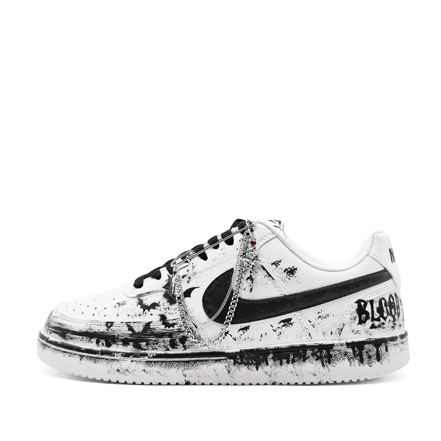 Court Vision 1 Night Bat устойчивые к истиранию легкие дышащие увеличивающие рост низкие кроссовки для скейтбординга Nike, белый
Court Vision 1 Night Bat устойчивые к истиранию легкие дышащие увеличивающие рост низкие кроссовки для скейтбординга Nike, белый