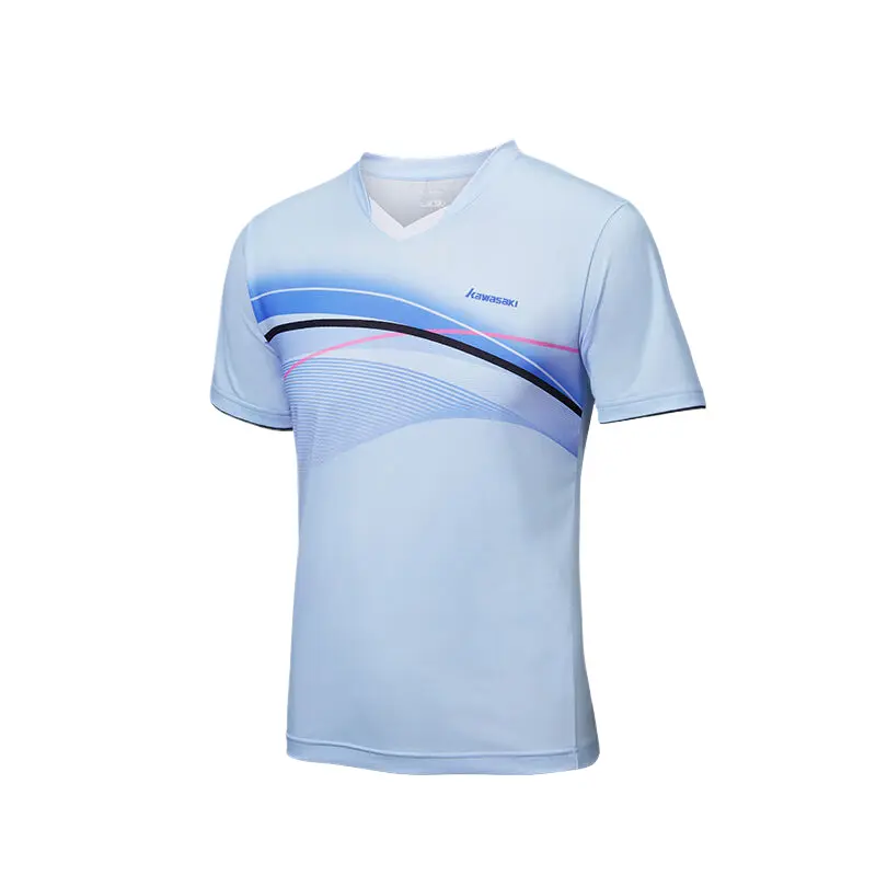 Мужская бадминтонная одежда Kawasaki, небесно-голубой
Мужская бадминтонная одежда Kawasaki, небесно-голубой
