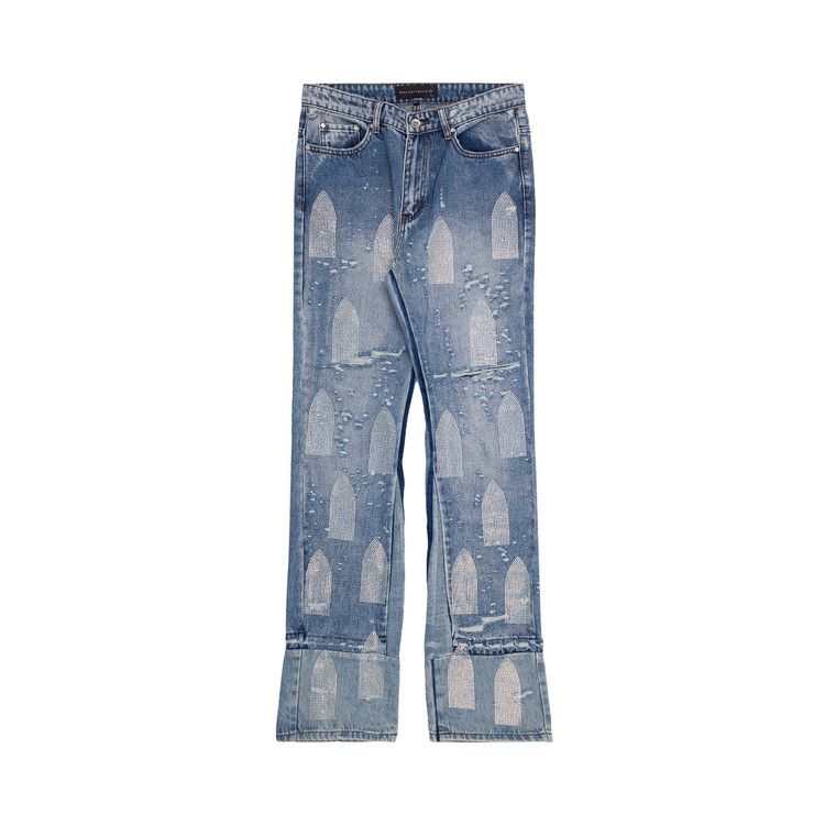 Брюки Who Decides War Rhinestone Washed Denim, Sky
Брюки Who Decides War Rhinestone Washed Denim, Sky