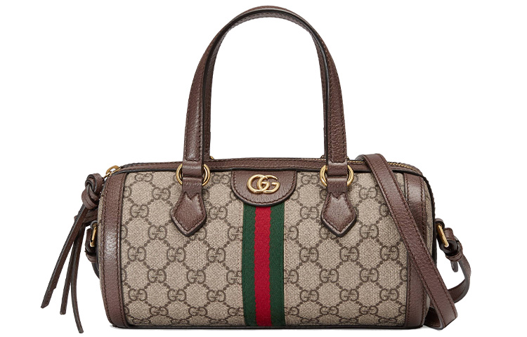 GUCCI Сумка-бостон из холста с кожей, сумка через плечо, маленькая женская коричневая
GUCCI Сумка-бостон из холста с кожей, сумка через плечо, маленькая женская коричневая