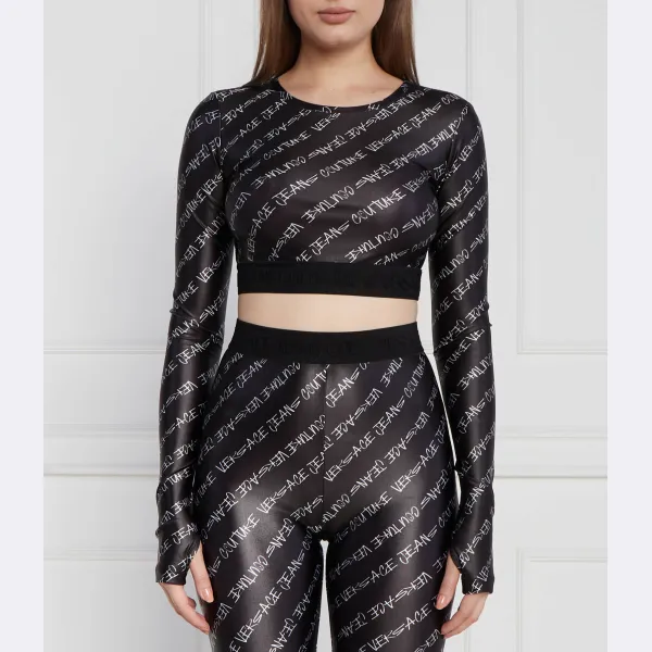 Укороченная блузка Versace, черный
Укороченная блузка Versace, черный