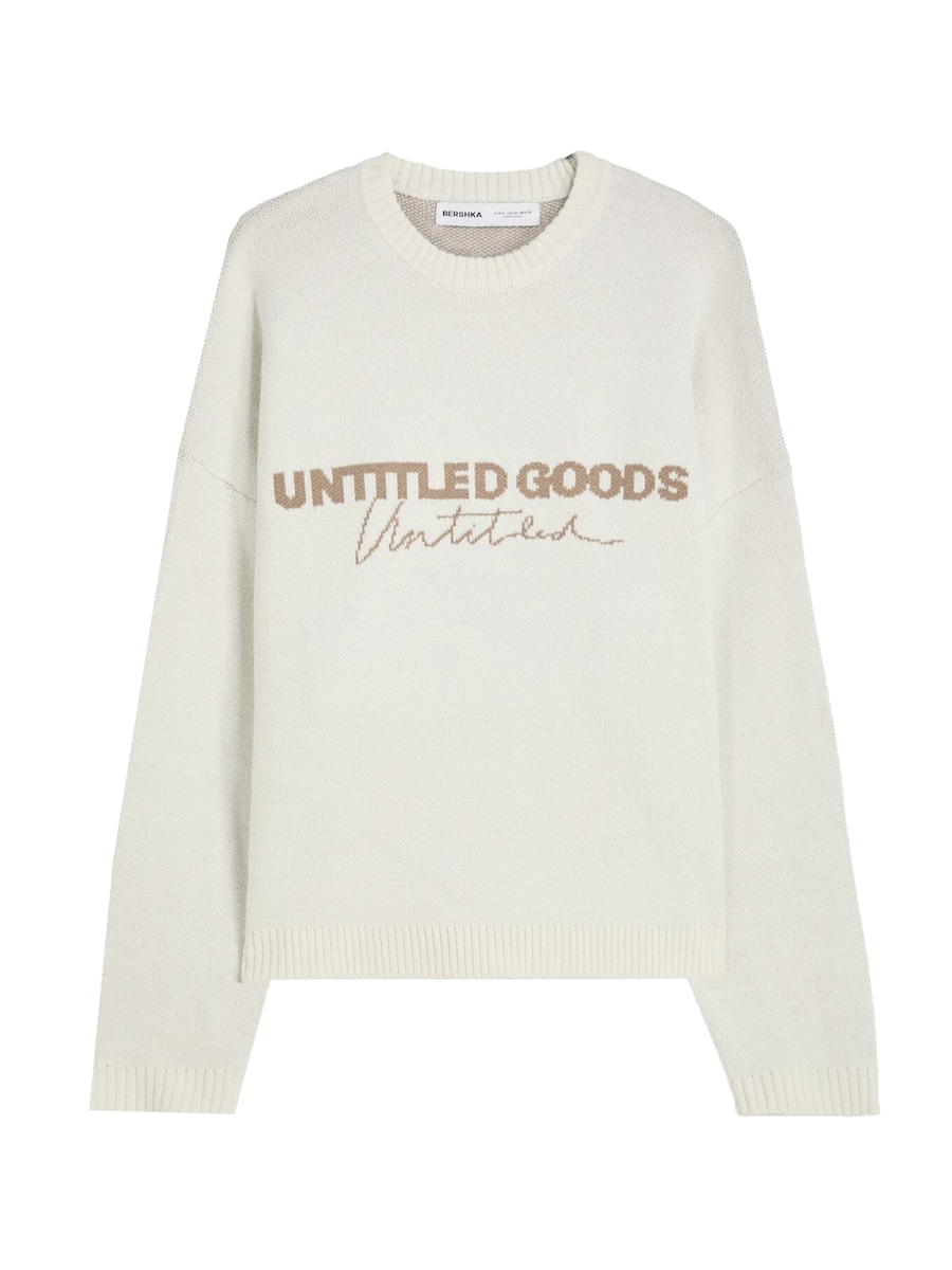 Свитер Bershka, от белого
Свитер Bershka, от белого