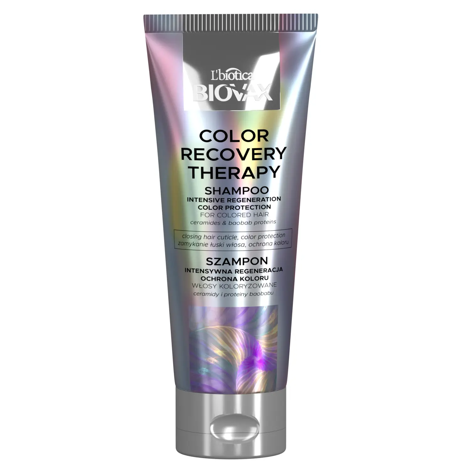L'biotica Color Recovery Therapy шампунь для окрашенных волос, 200 мл
L'biotica Color Recovery Therapy шампунь для окрашенных волос, 200 мл
