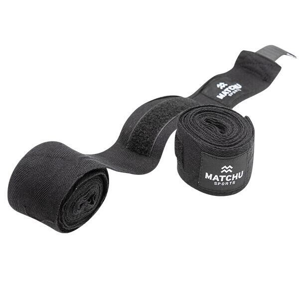 Бинты боксерские - 2 шт. - 350см - 3см MATCHU SPORTS, черный
Бинты боксерские - 2 шт. - 350см - 3см MATCHU SPORTS, черный