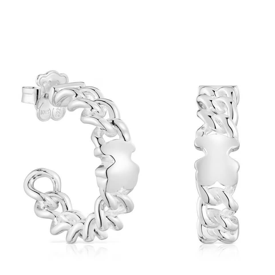 Серьги-кольца Tous Bold Motif Bear-motif, 22 мм, серебро
Серьги-кольца Tous Bold Motif Bear-motif, 22 мм, серебро